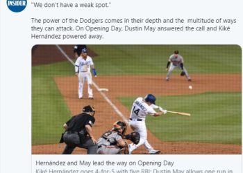 다저스 개막전 승리