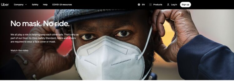 마스크 셀피 보내야 우버 온다