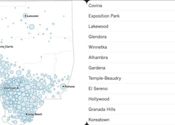 한인타운 누적확진자 1,140명..이스트LA 6,161명 최다