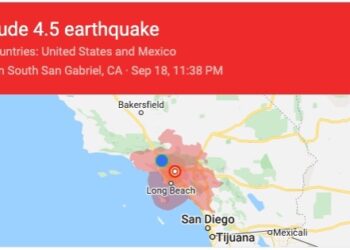 진도 4.5 지진..한 밤 중 화들짝 놀란 LA