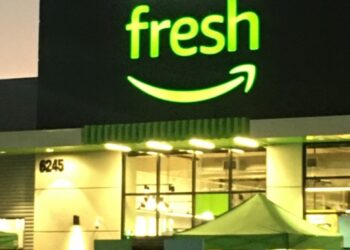 “카트에 물건만 담으면 끝~” ▲김재경이 간다(1)LA ‘Amazon Fresh’매장.