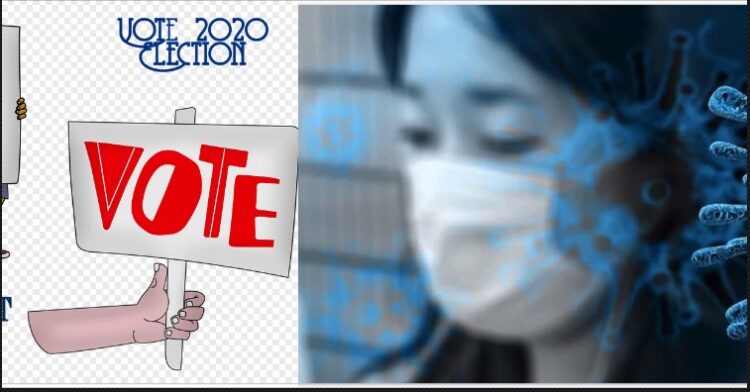 캘리포니아, 마스크 안써도 투표 허용..미착용자 옥외 투표