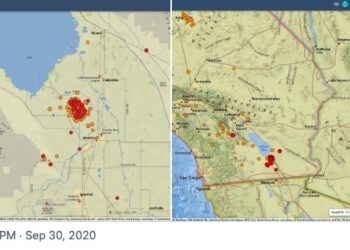 6시간 동안 240여 차례 계속 ‘군집 (Swarm)지진’발생..임페리얼밸리 지역