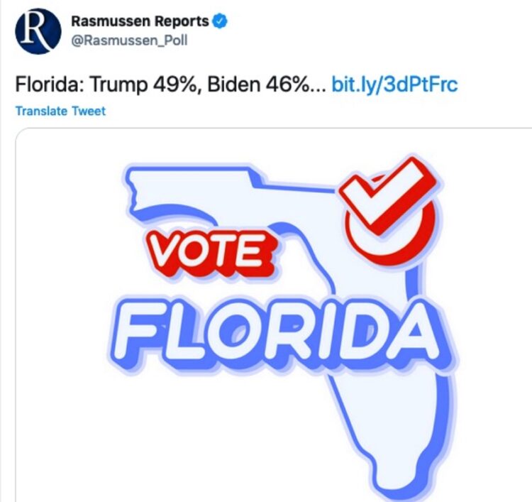 🔺D-8🔻라스무센도 “트럼프, 플로리다서 승리” 점쳐..트라팔가그룹 이어