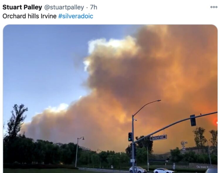 한인 등 어바인 주민 6만여명 긴급대피…실버라도 산불 폭발적 양상