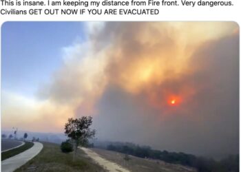 한인 등 어바인 주민 6만여명 긴급대피…실버라도 산불 폭발적 양상