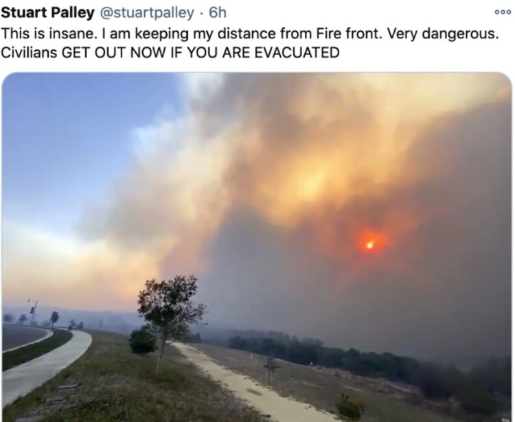 한인 등 어바인 주민 6만여명 긴급대피…실버라도 산불 폭발적 양상