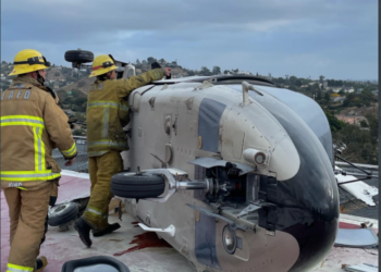 장기이식수술 ‘심장’ 이송 헬기, USC병원 옥상에 충돌