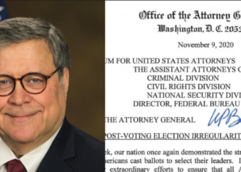 윌리엄 바 법무장관, ‘선거부정’ 수사 착수 승인