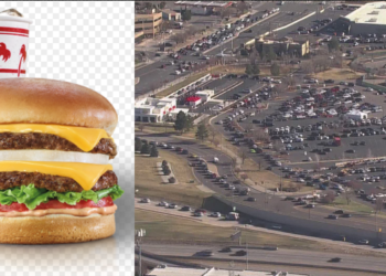 ‘In and Out’ 버거 뭐길래…차량행렬 2마일, 14시간 기다려