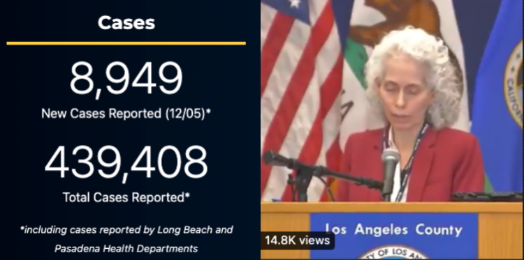 무서운 확산세 LA,  끝이 안보인다…또 다시 최악 