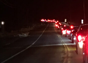 오도 가도 못한 마운틴하이 스키장 북새통