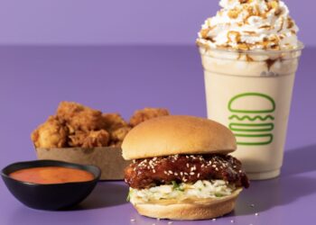 한국식 치킨버거 LA 등장..Shake Shack