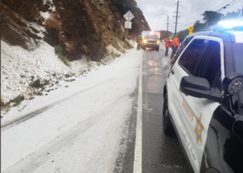 “말리부에 눈이 오다니…”