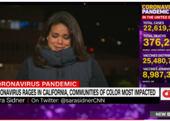 CNN기자, 장례식 생방송 중 오열 “제발 안전수칙을..”