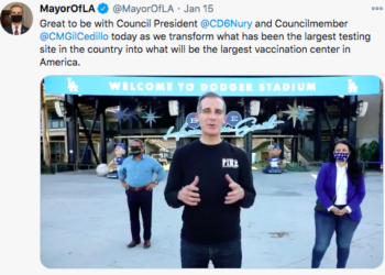 매직마운틴 등 백신접종센터 5곳 추가 오픈