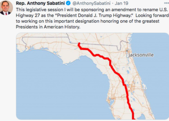 플로리다에 ‘트럼프 하이웨이’