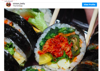 Eater LA, 주말 메뉴로 김밥 추천