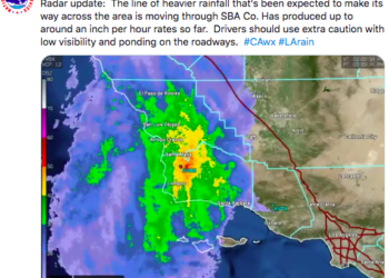 LA 덮친  겨울 폭풍에 폭우, 산사태 위험