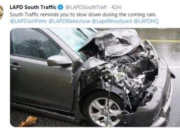 빗길 운전 서툰 LA 운전자들, “과속 안돼요”