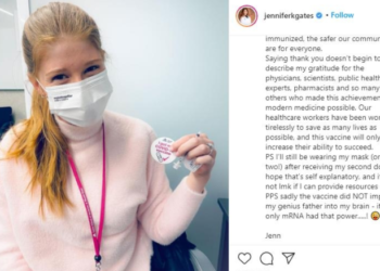 백신 맞은 빌 게이츠 딸, 무슨 말을 했을까