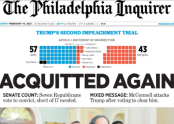 트럼프 무죄 선고..상원, 탄핵소추안 부결 