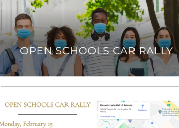 “학교 문 당장 열어라” 학부모들 차량 시위