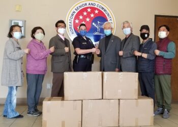 올림픽 경찰서에 마스크 1만장 전달