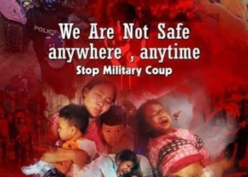 미얀마 군부 대학살극, 사망자 50명 넘어.. 만달레이 상공 전투기  