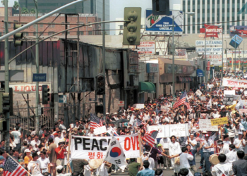한인타운서 한인들 대규모 차량시위 