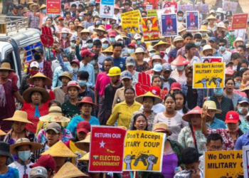 미얀마 쿠데타 비난 결의안 왜 반대했나..하원의원 14명
