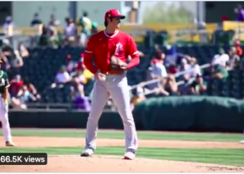 ‘오타니 매직쇼’ 올해 볼 수 있을까?..첫 등판 호투