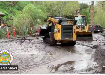 ‘산불피해’ 실버라도 캐년 대규모 산사태