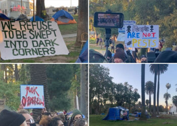 에코팍, 홈리스 텐트촌 어떻게 해야하나