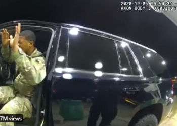 백인 경찰, 흑인 현역 육군 장교에 페퍼스프레이 폭행 ‘파장’ 확산