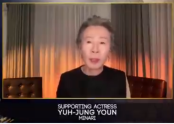 “고상한 척 영국인 인정해 영광”윤여정, 영국아카데미 수상