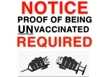 백신 접종자 입장금지 식당 등장…”백신미접종 증명하라”