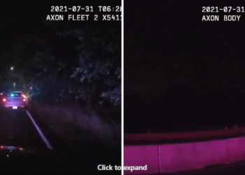 ‘간 큰 뺑소니범’ 경찰 앞에서 경찰관 치고 도주(영상) 