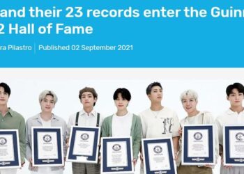 방탄소년단, 기네스 ‘명예의전당’ 입성…세계 기록 23개 보유