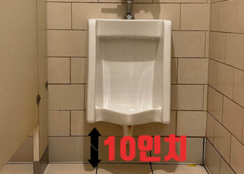 [오늘의 사진] 아이들 키에 맞춘 스타벅스 화장실