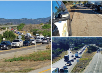 산타바바라 산불 확산, 101 프리웨이 여전히 폐쇄