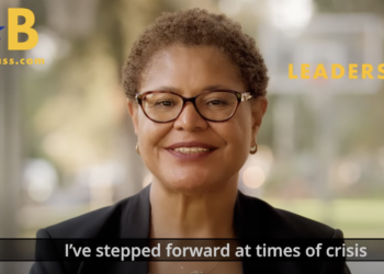 첫 흑인 여성 LA시장 탄생할까..캐런 배스 , 선거운동 본격