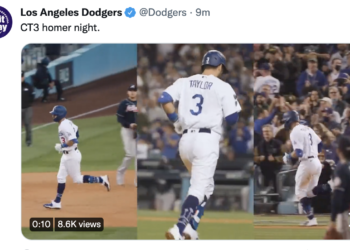 기사회생 다저스, 크리스 테일러가 살렸다.