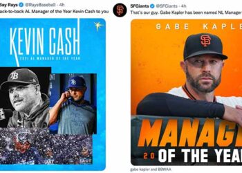 샌프란시스코 캐플러, 탬파베이 캐시, 메이저리그 올해의 감독