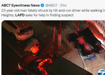 한인타운 하버드길 건너던 20대 뺑소니 사망