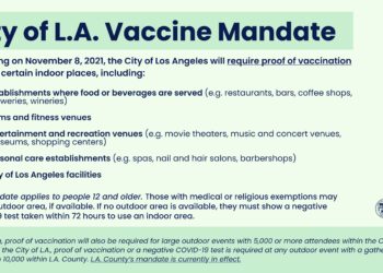 LA시, 식당 등 실내업소 백신증명 의무화 조치 시행 8일로 연기