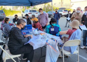 LA 한인회 부스터샷 접종에 한인 150여명 몰려