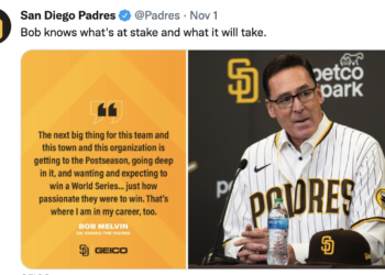 샌디에고, 밥 멜빈 감독 공식 영입