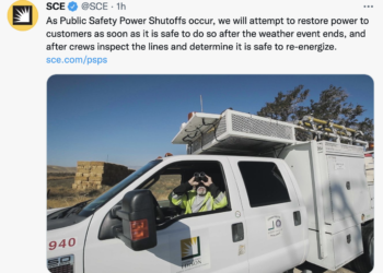 70마일 강품에 대규모 정전 사태..남가주 6만 4천가구 정전