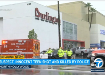 LA서 14세 소녀, 경찰 총 맞고 사망..노스할리웃 대형의류매장